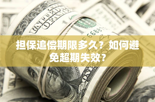 武汉担保追偿期限多久？如何避免超期失效？