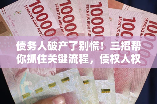 武汉债务人破产了别慌！三招帮你抓住关键流程，债权人权益不再缩水