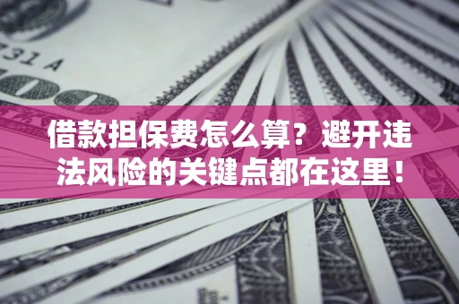 武汉借款担保费怎么算？避开违法风险的关键点都在这里！