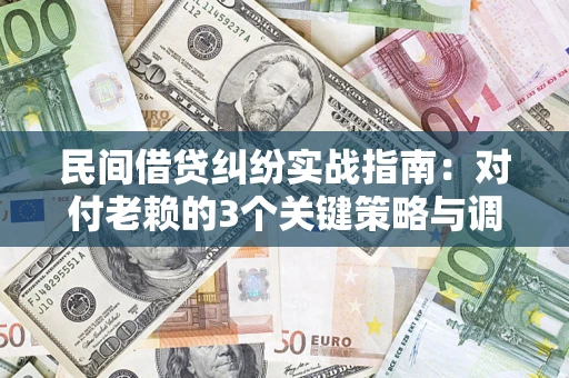 武汉民间借贷纠纷实战指南：对付老赖的3个关键策略与调解盲区解析
