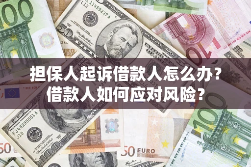 武汉担保人起诉借款人怎么办？借款人如何应对风险？