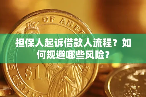 武汉担保人起诉借款人流程？如何规避哪些风险？
