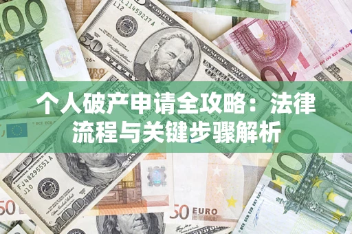 武汉个人破产申请全攻略：法律流程与关键步骤解析