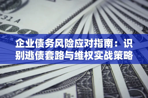 武汉企业债务风险应对指南：识别逃债套路与维权实战策略